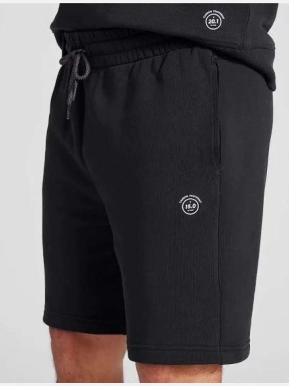 Allbirds Men's Black R&R Drawstring Sweat Short Lounge Casual Size XS NWT